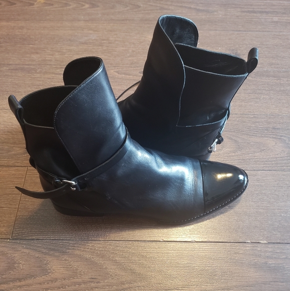 Alexander Wang Side Buckle closure Leather Boots - Picture 5 of 15